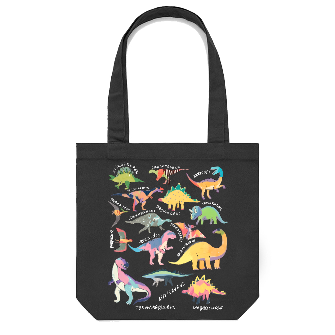 Types Of Dinosaur Casual Tote Bag