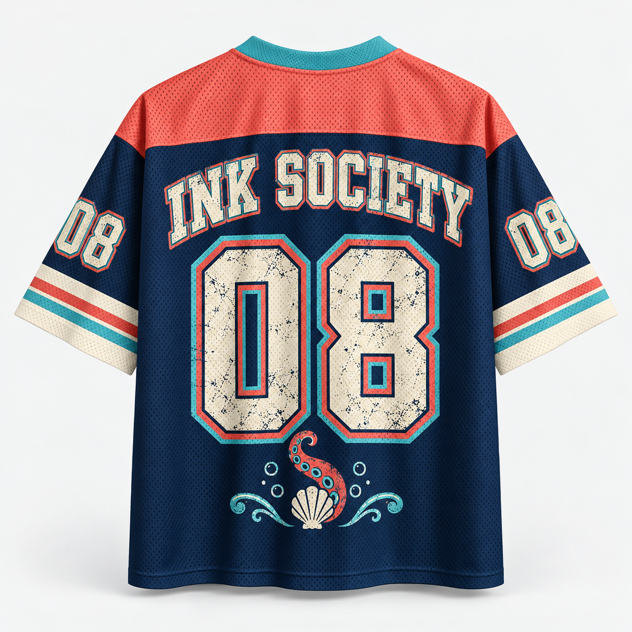Deep Thinker Octopus DJ Jersey Shirts