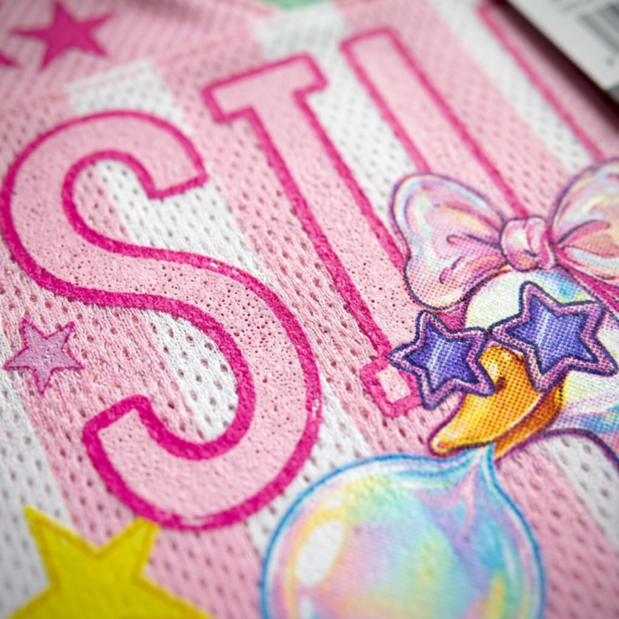 Chaotic Club Striped Summer Silly Goose Butt Mesh Jersey