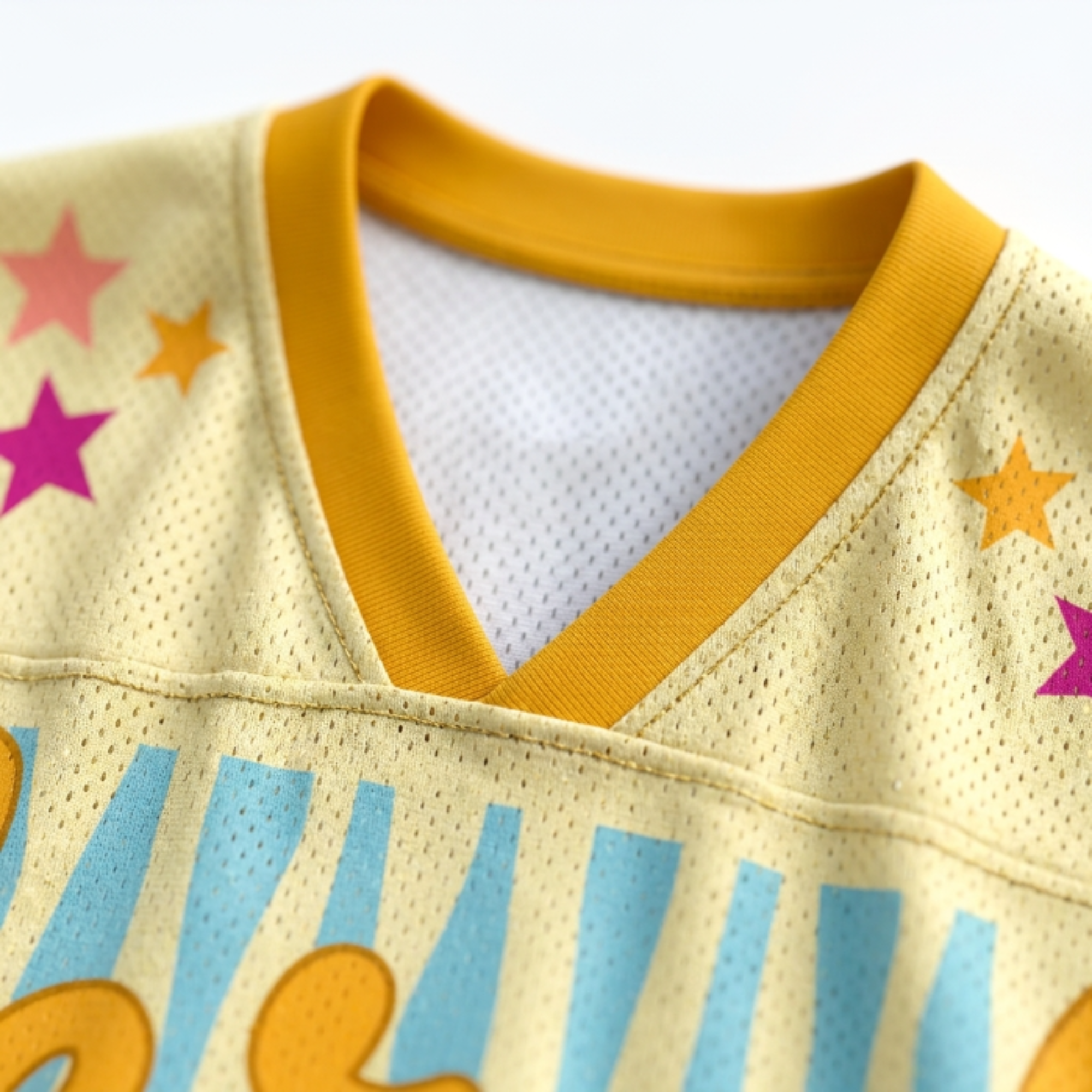 Chaotic Club Striped Feral Summer Raccoon Mesh Jersey