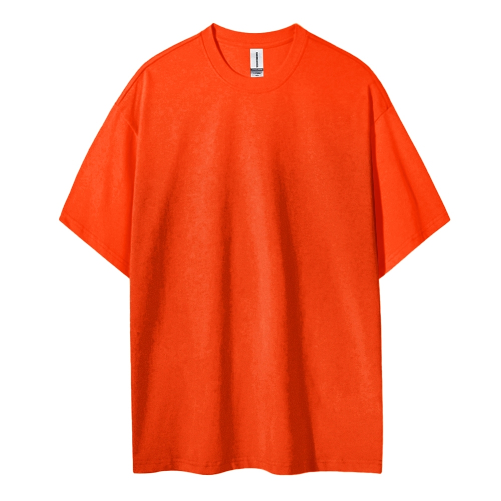 Blank Men Round Neck Casual Short Sleeve T-Shirt