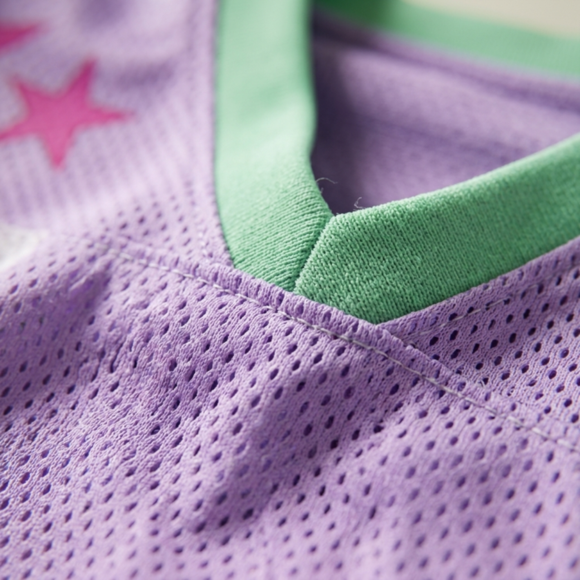 Chaotic Club Striped Guess What Chicken Butt Mesh Jersey