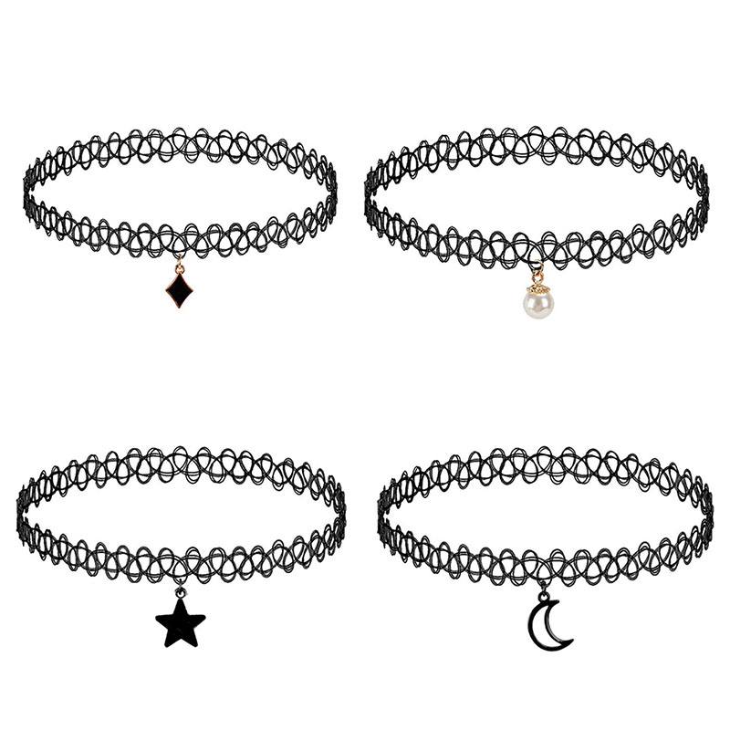 Black Vintage Choker Necklace