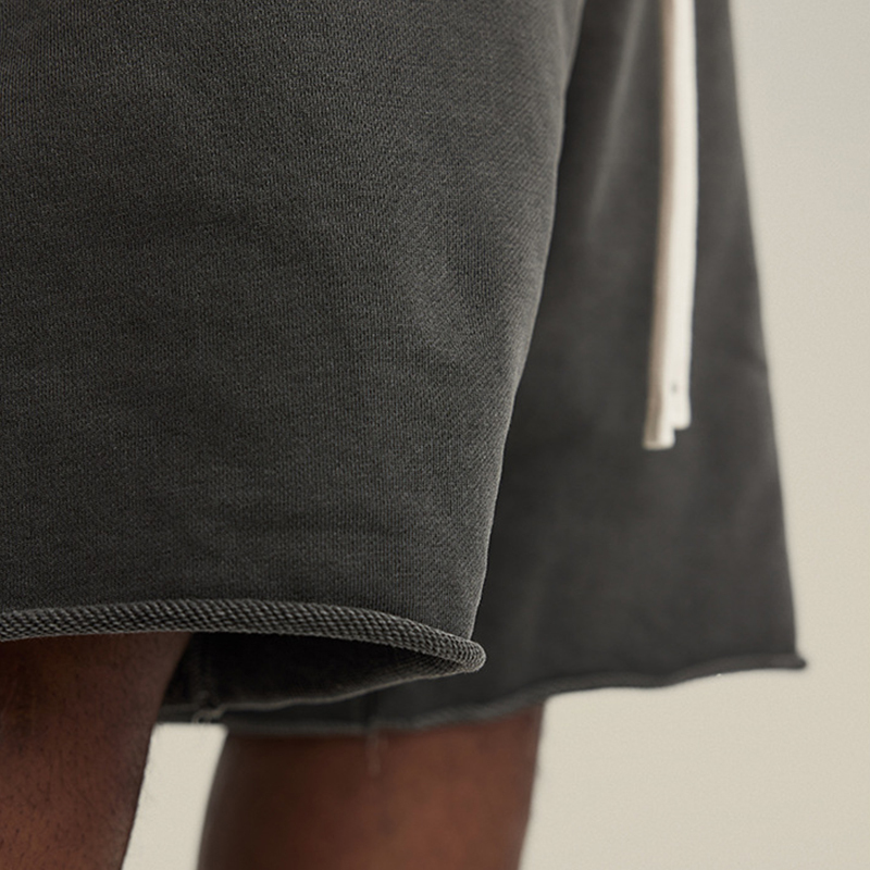 Vintage Unisex Casual Washed Plain Shorts 