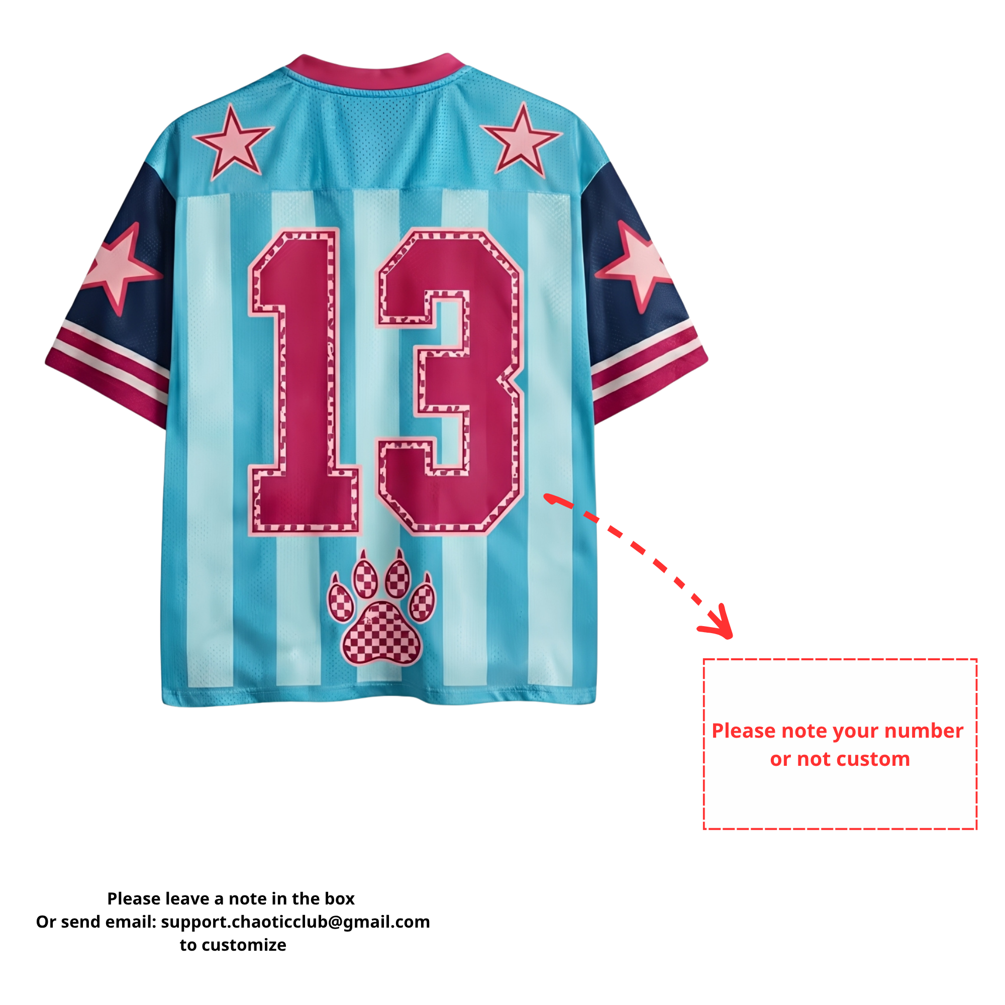 Chaotic Club Striped Easy Tiger Mesh Jersey