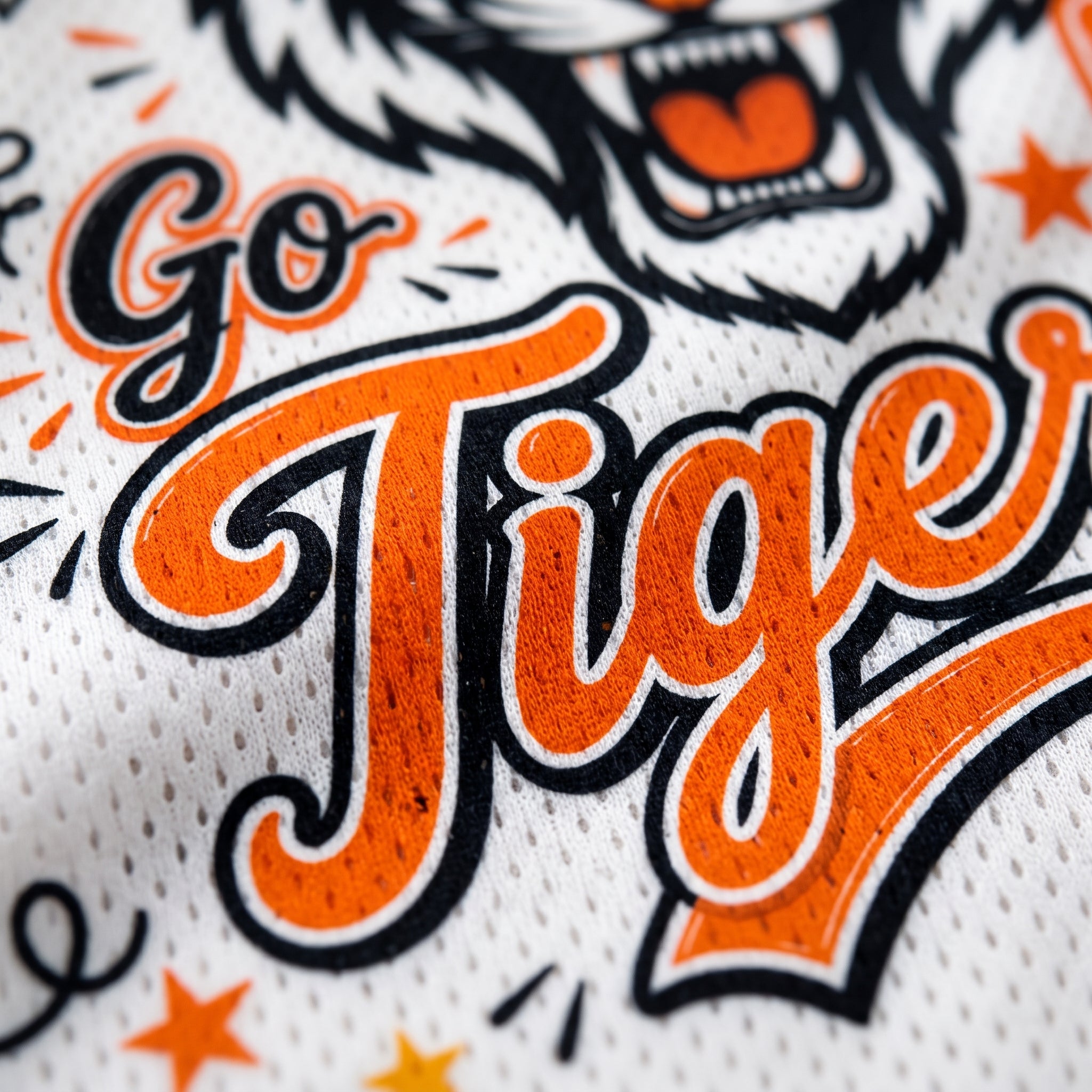 Chaotic Club Mascot Preppy Team Game Day Mesh Jersey