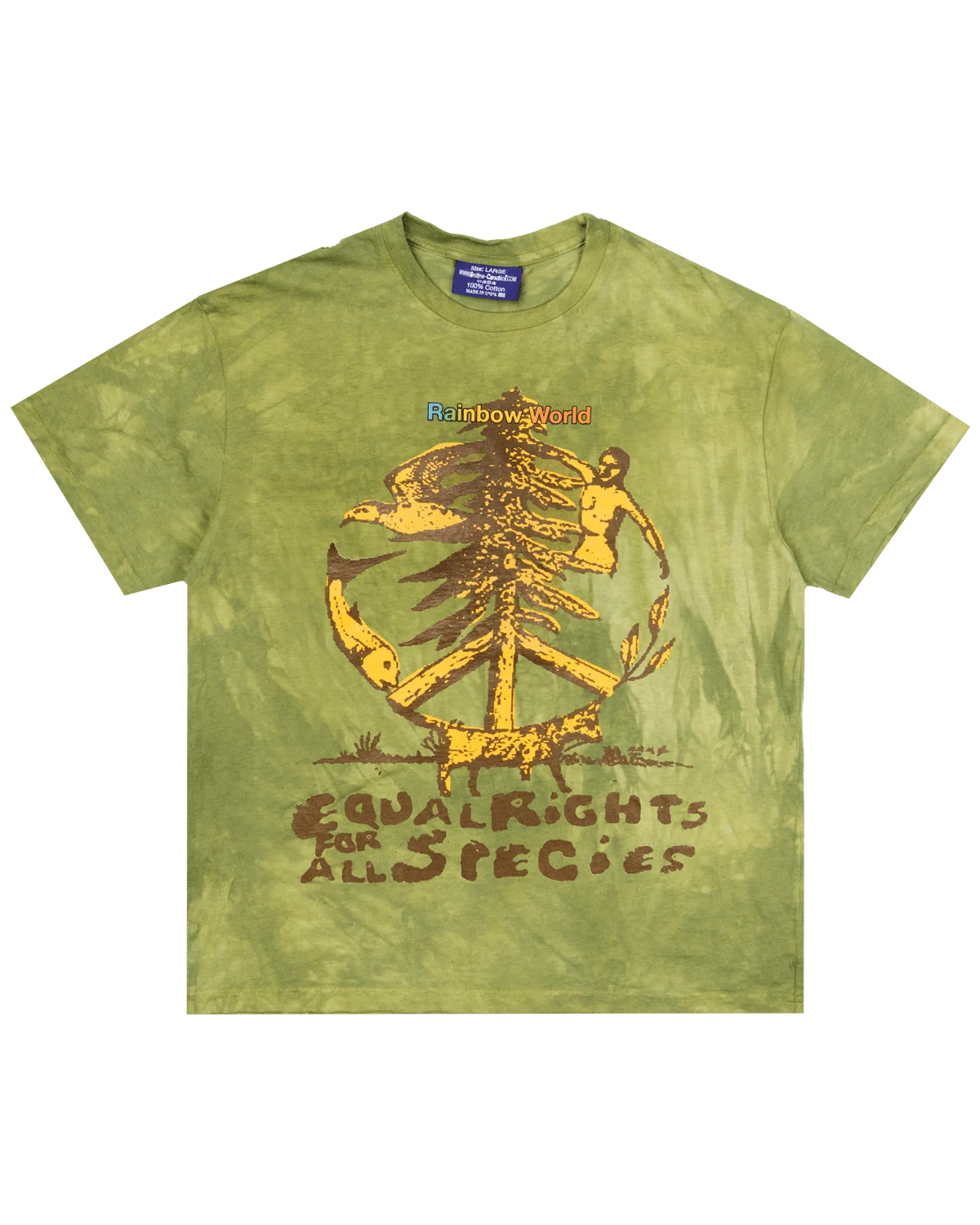 Equal Rights For All Species All-over print pure cotton t-shirt