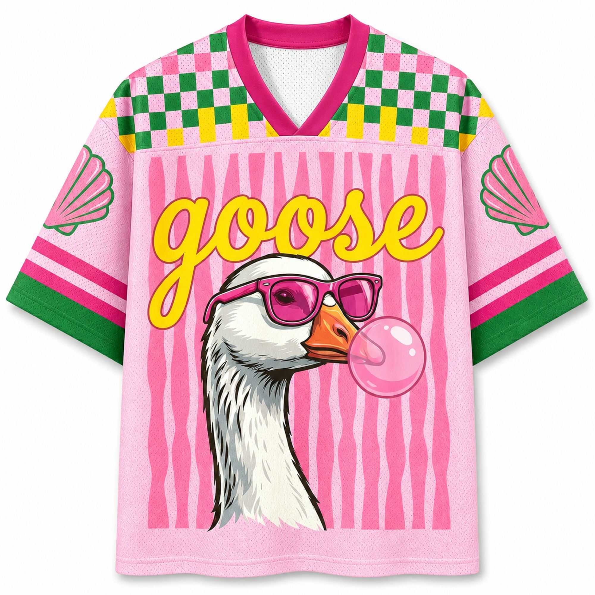 Chaotic Club Shell & Goose Bubblegum Summer Mesh Jersey