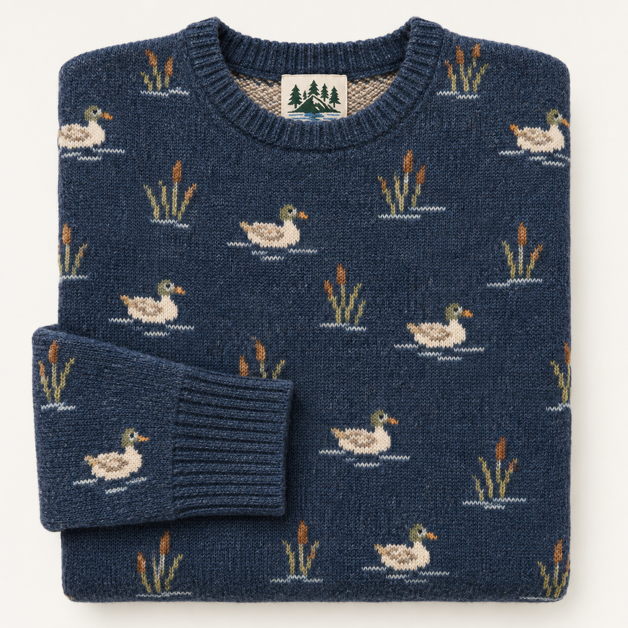 The Mallard Field Crew neck sweater