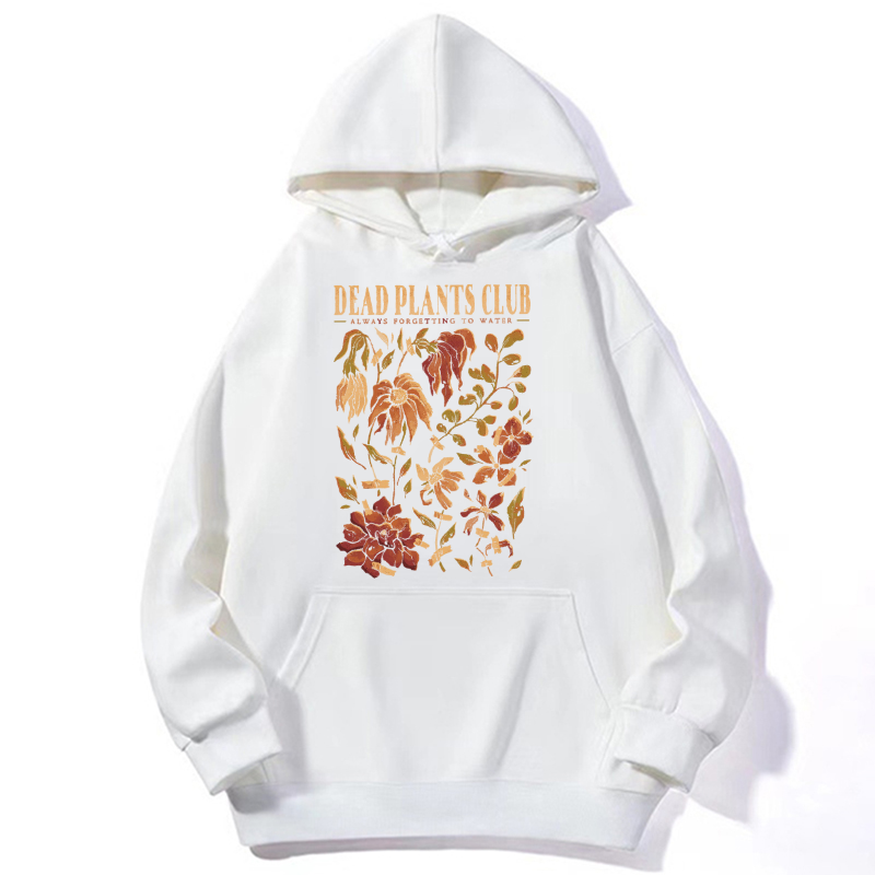 Dead Plants Club Unisex Casual Hoodie Sweatshirt-Print-cool