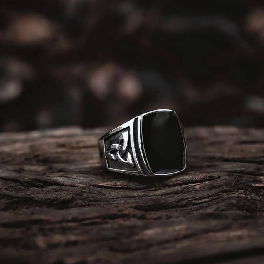 Stainless Steel Celtic Trinity knot Ring