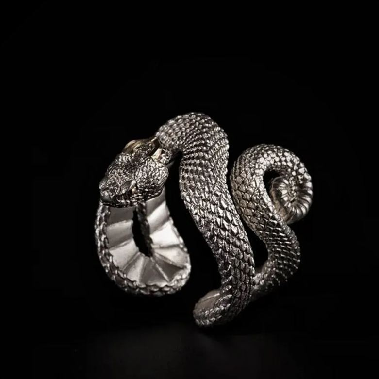 Jormungandr Snake Ring