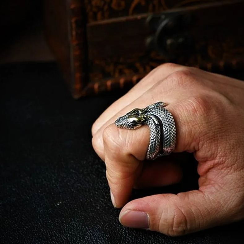 Jormungandr Snake Ring