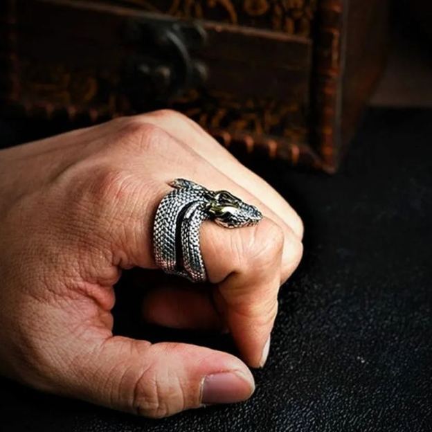Jormungandr Snake Ring
