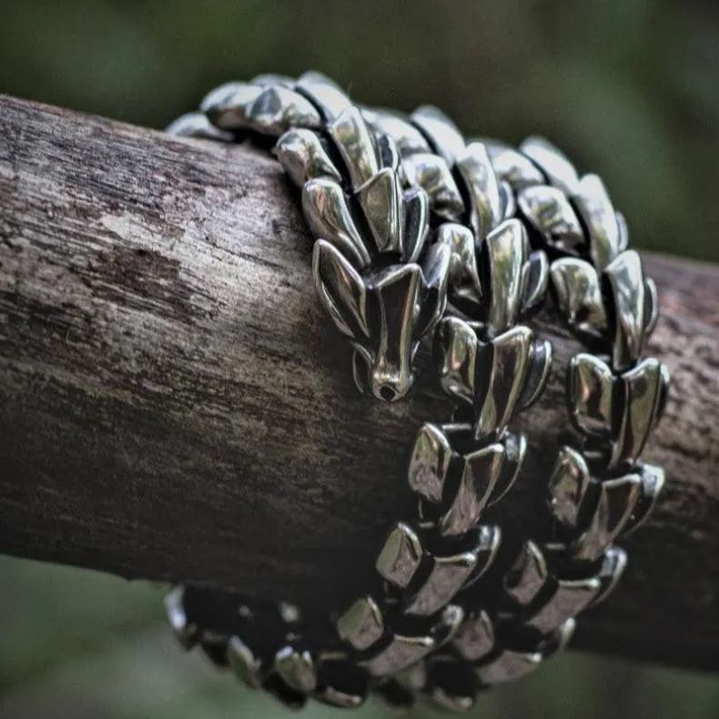 Midgard Serpent Jormungandr necklace