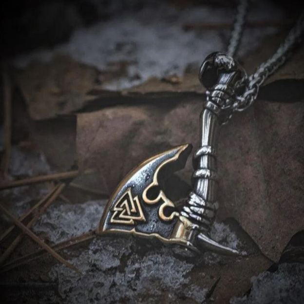 Nordic Vikings Axe Necklace