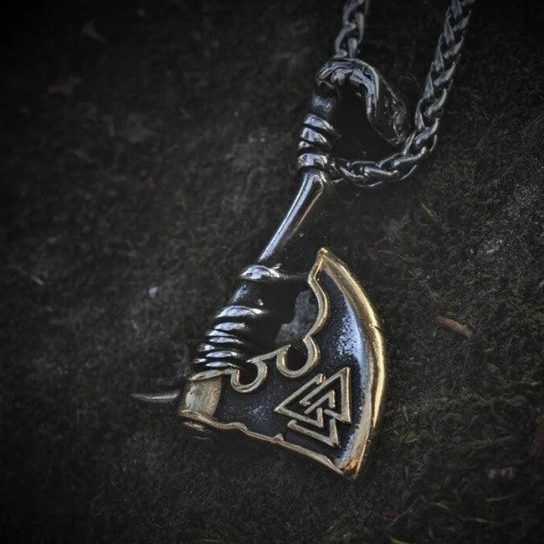 Nordic Vikings Axe Necklace