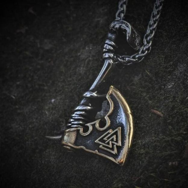Nordic Vikings Axe Necklace