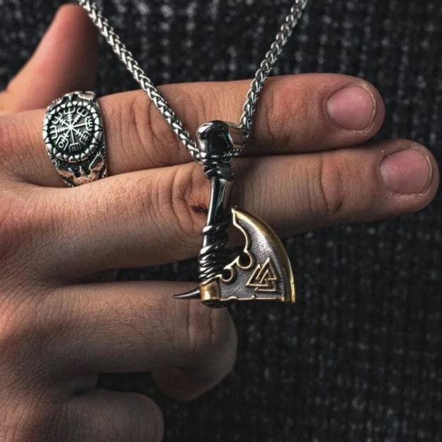 Nordic Vikings Axe Necklace