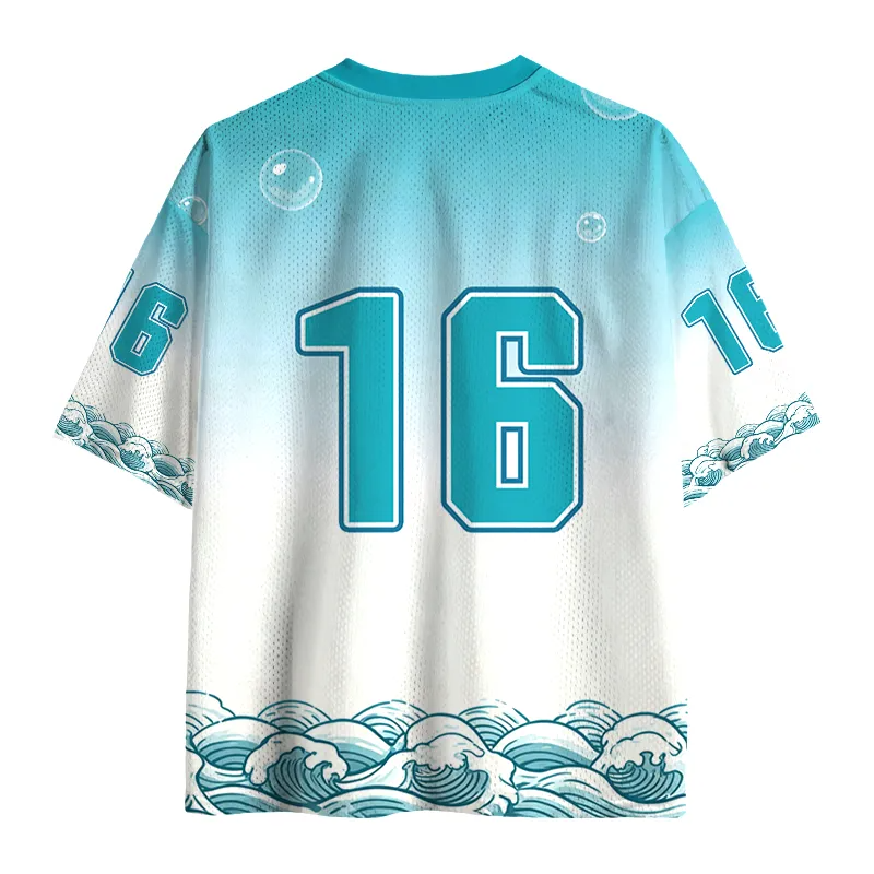 Shark Hotdog Funny Food Meme Mesh Jersey