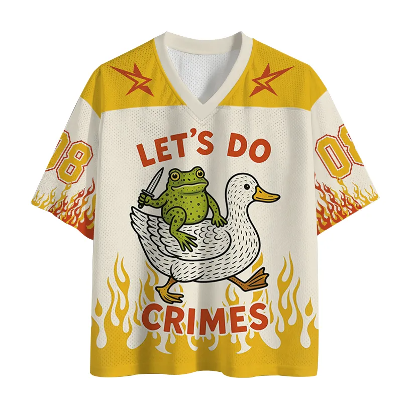 Let's Do Crimes Frog Mesh Jersey