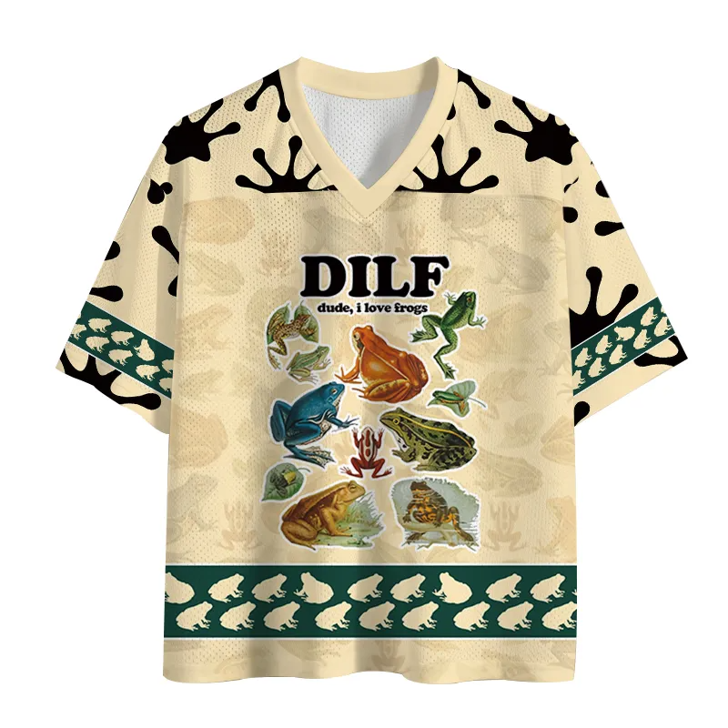 Dude I Love Frog Mesh Jersey