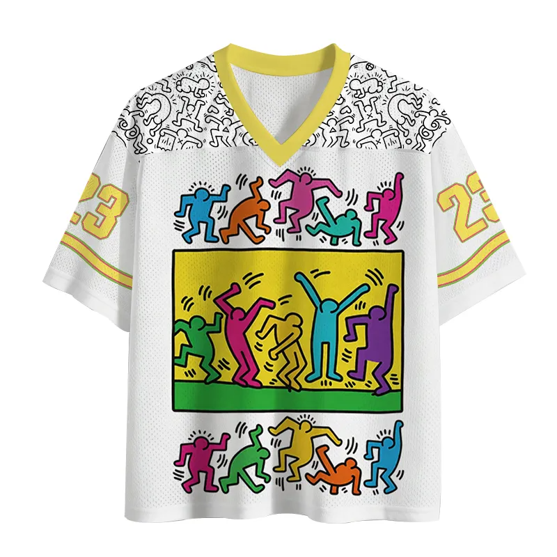 Dancing Figures Mesh Jersey