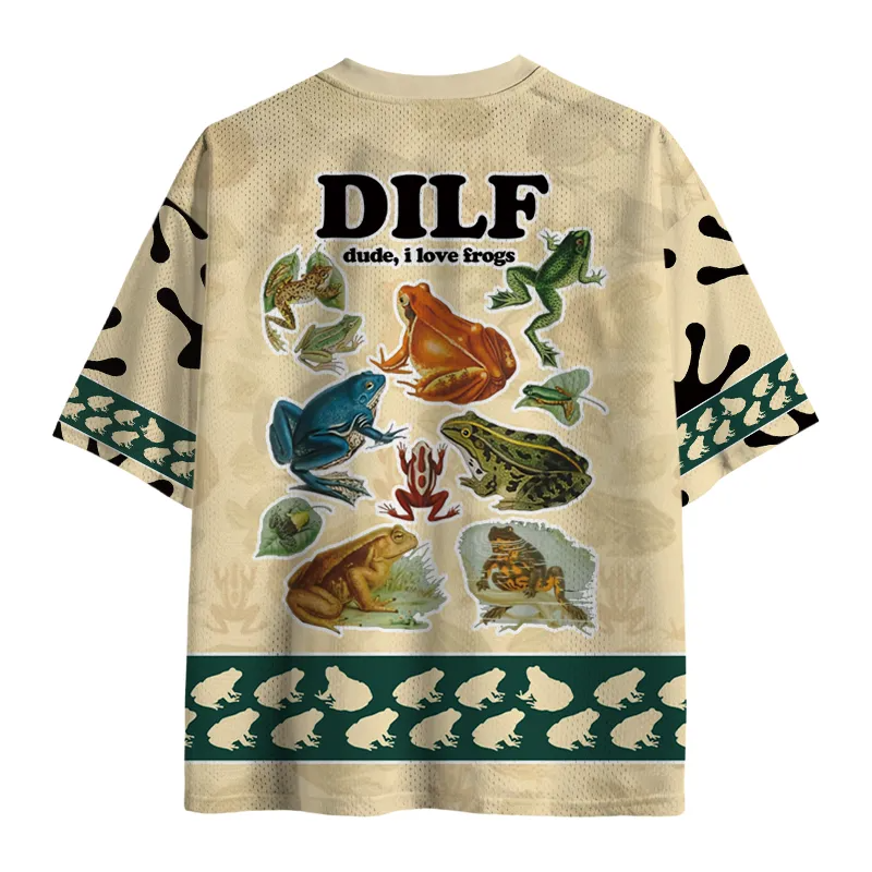 Dude I Love Frog Mesh Jersey
