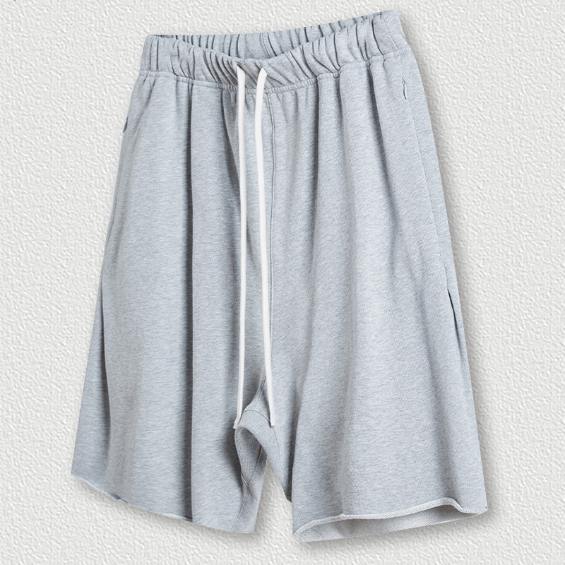 Vintage Unisex Casual Washed Plain Shorts 