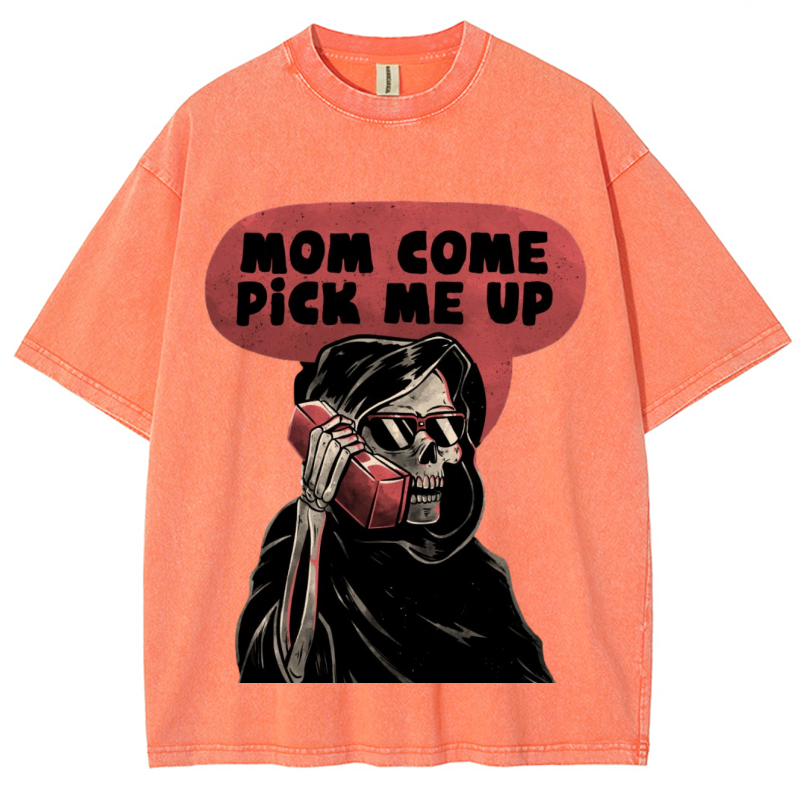 Pick Me Up Unisex Vintage Wash Denim T-Shirts
