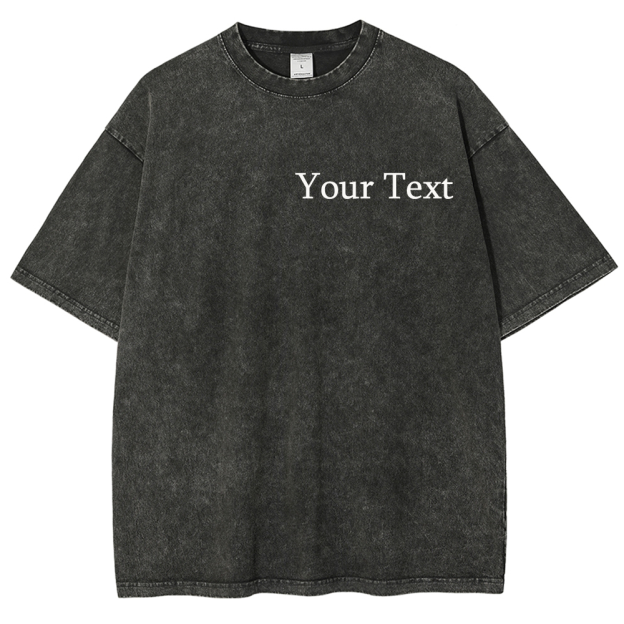 Types Of Dinosaur Customized Unisex Fit Washed T-Shirt