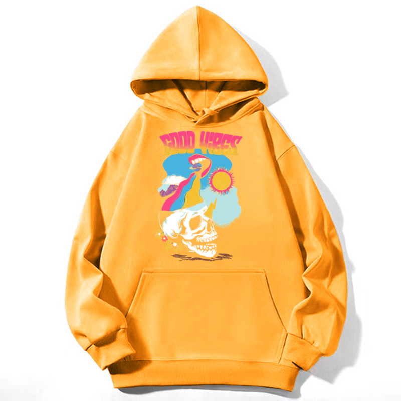 Good Vibes Unisex Casual Hoodie Sweatshirt