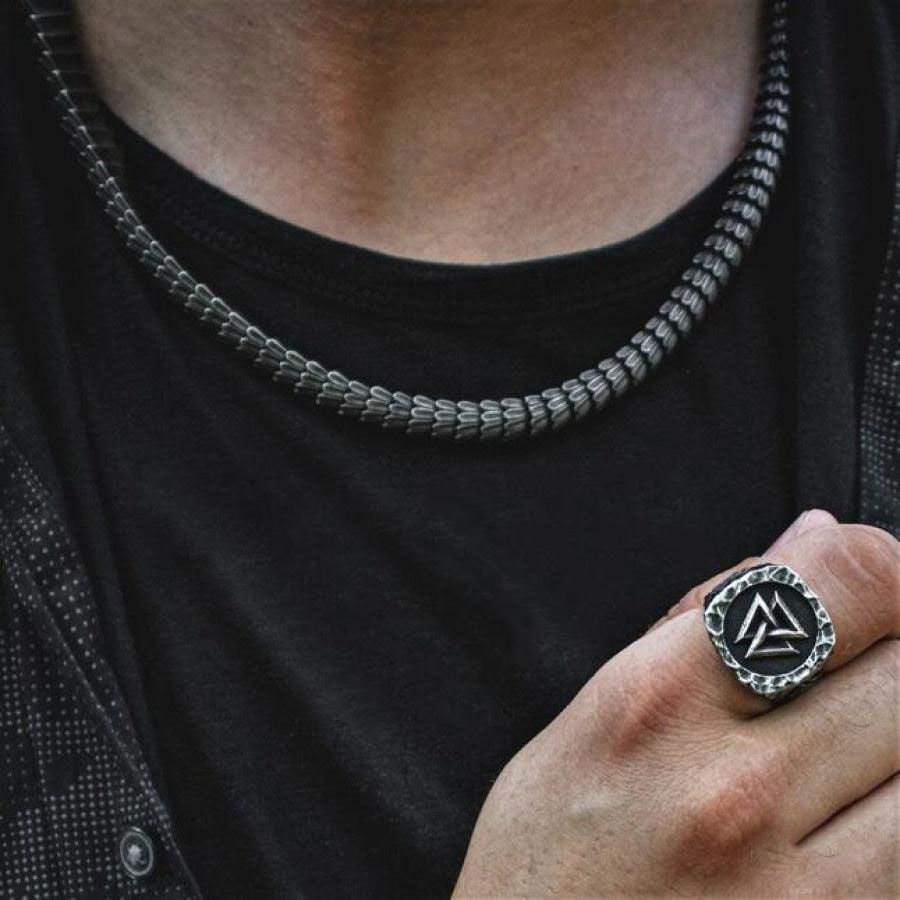 World Serpent Jormungandr Snake Necklace