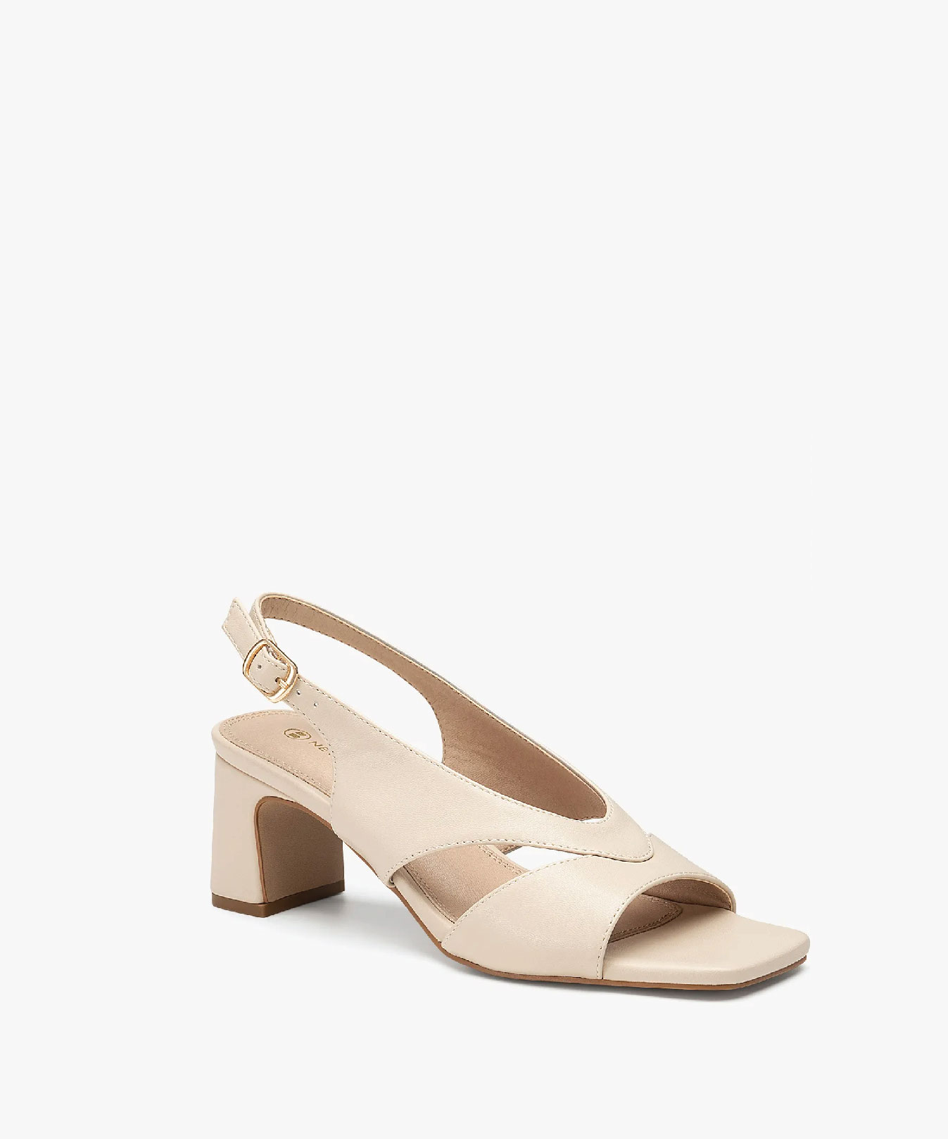 Commute Square Toe Heeled Sandals