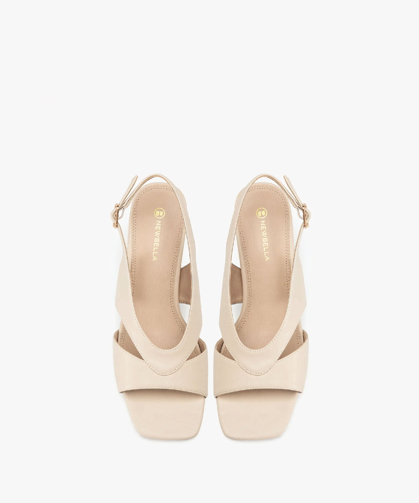 Commute Square Toe Heeled Sandals