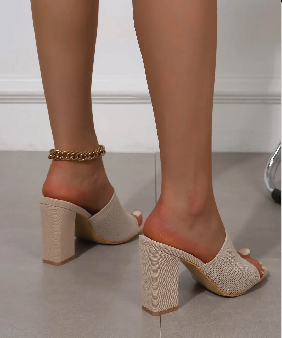 MOUSSE FIT Women Block Heeled Sandals