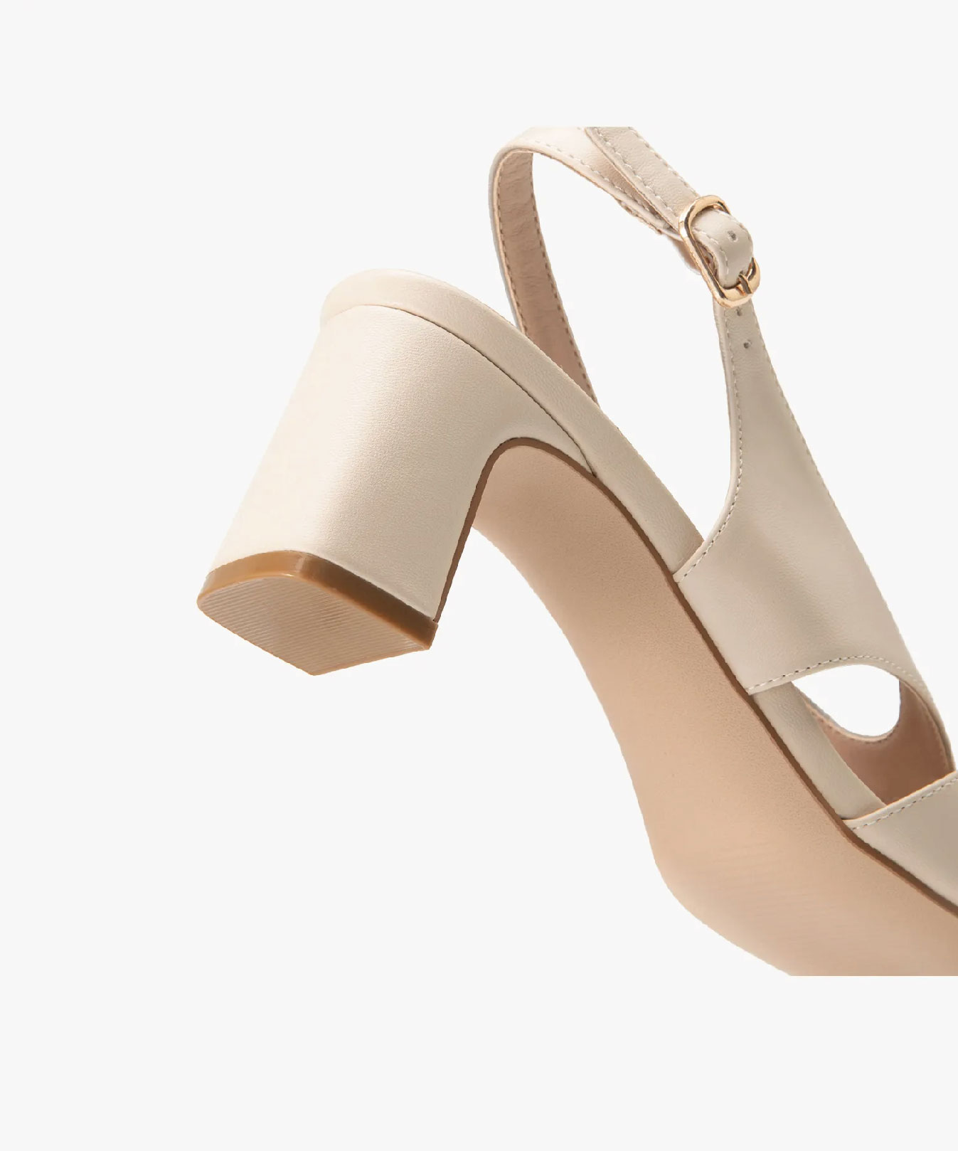 Commute Square Toe Heeled Sandals