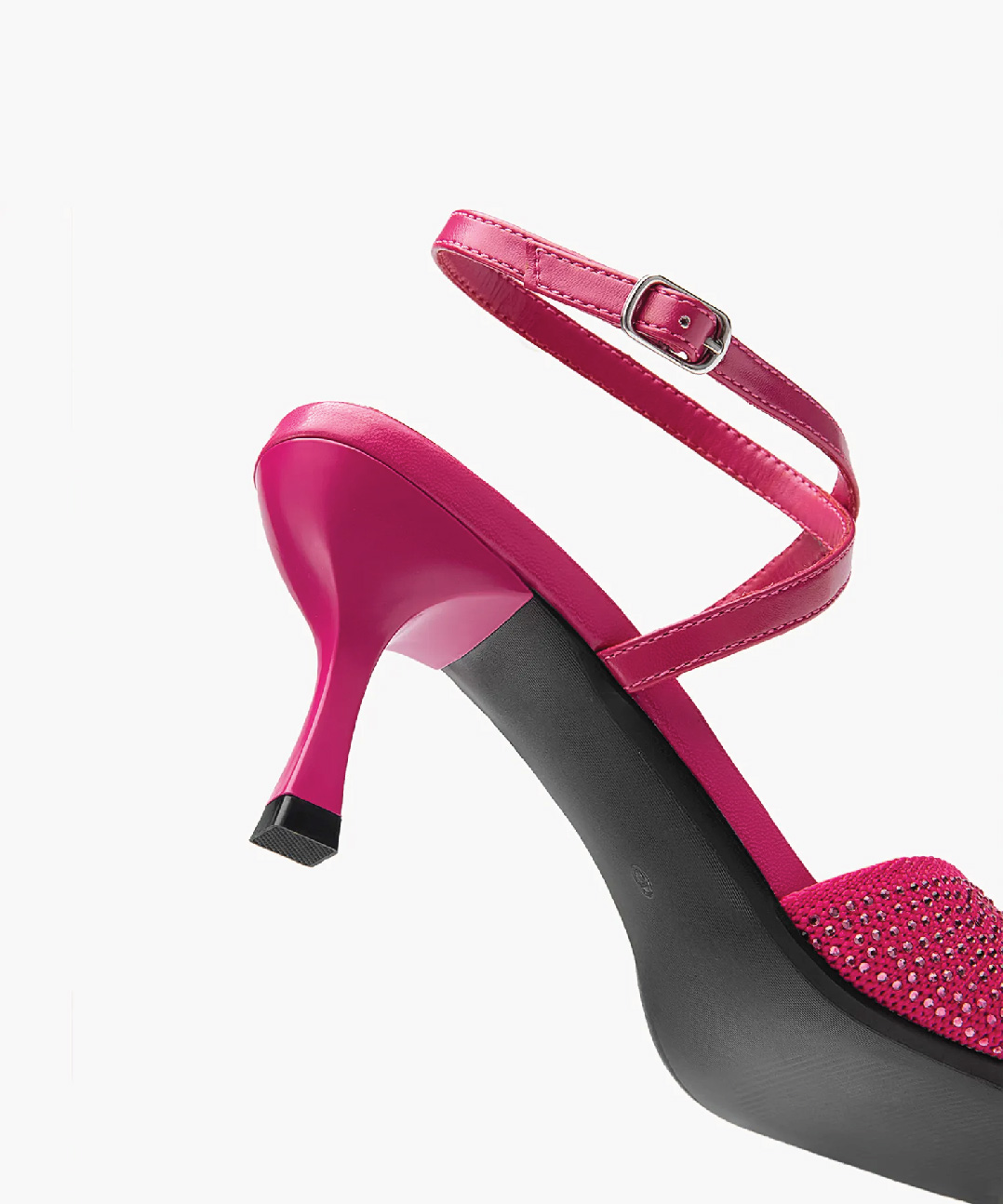 MOUSSE FIT Women Sweet  Square Toe Heeled Sandals