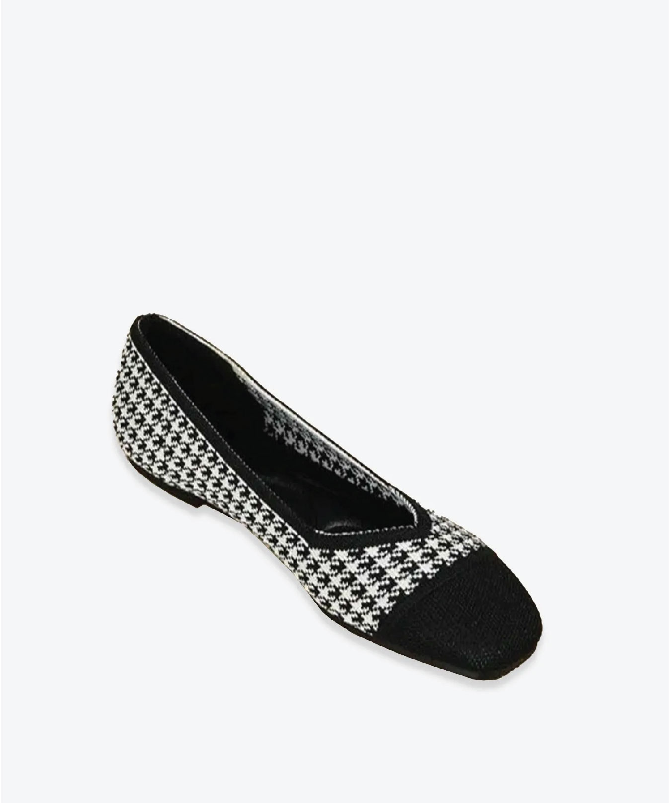 MOUSSE FIT Women Minimalist Square Toe Flat Ballerinas