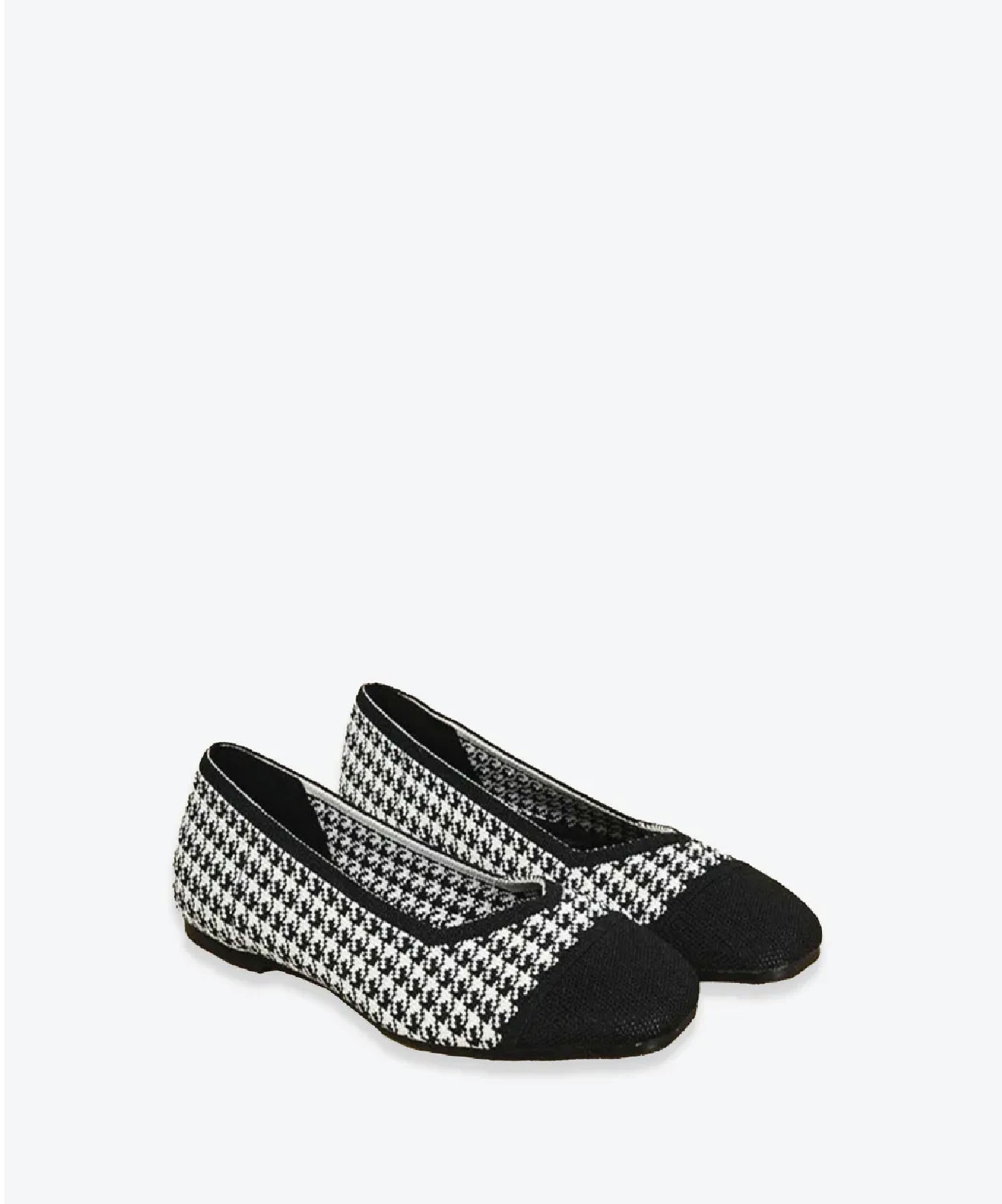 MOUSSE FIT Women Minimalist Square Toe Flat Ballerinas