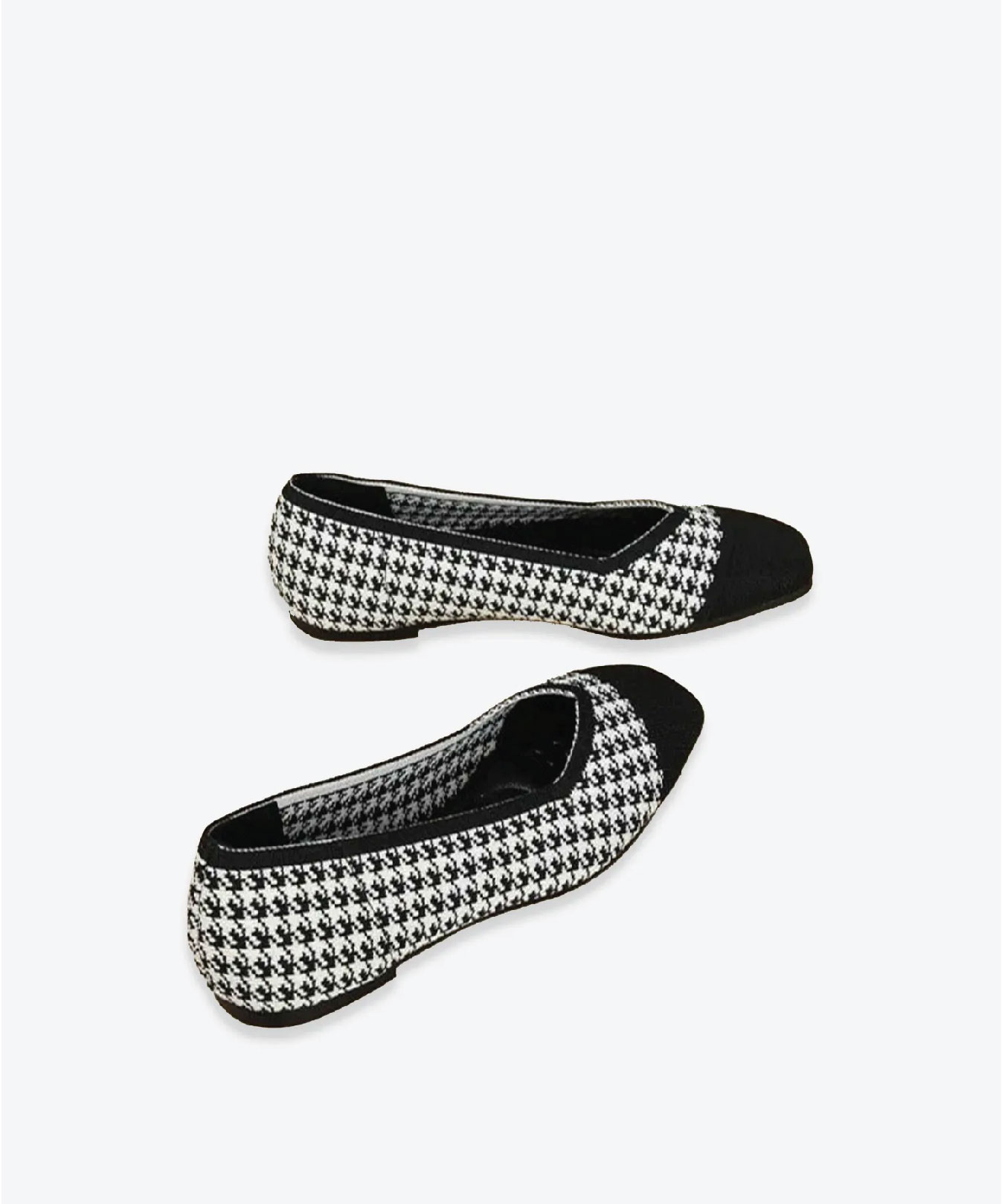 MOUSSE FIT Women Minimalist Square Toe Flat Ballerinas