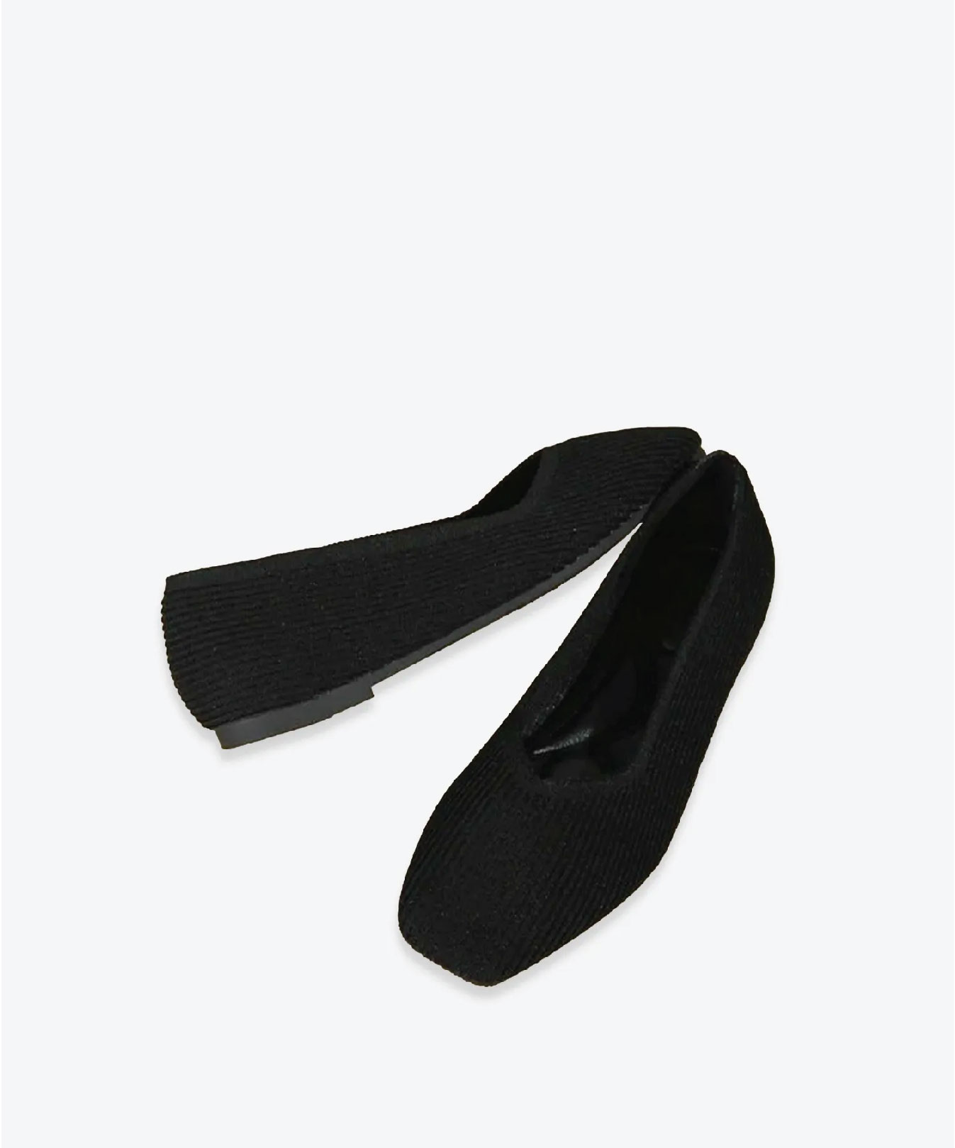 MOUSSE FIT Women Minimalist Square Toe Flat Ballerinas