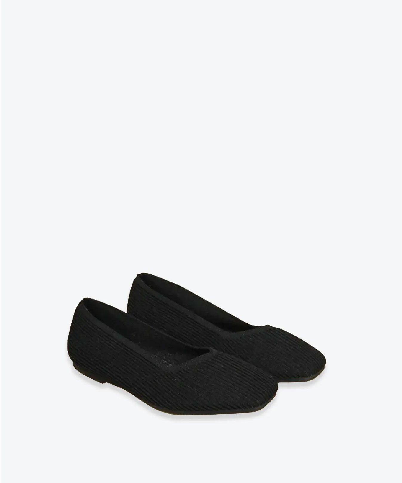 MOUSSE FIT Women Minimalist Square Toe Flat Ballerinas