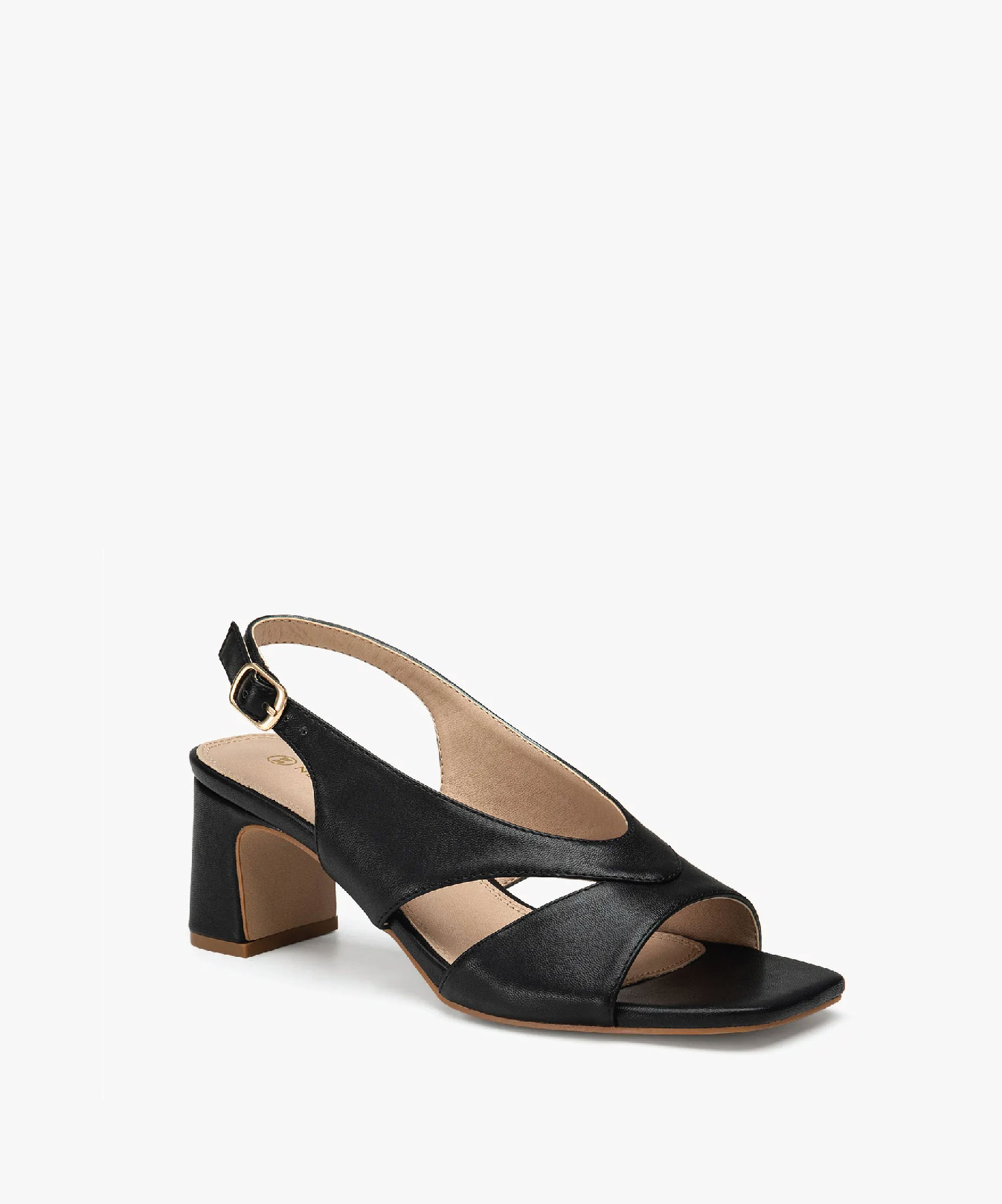 Commute Square Toe Heeled Sandals