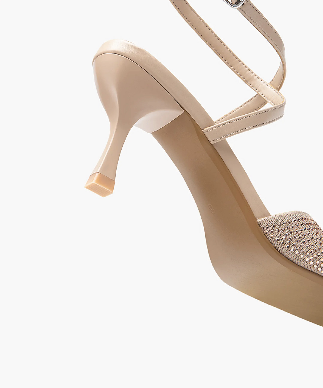 MOUSSE FIT Women Sweet  Square Toe Heeled Sandals