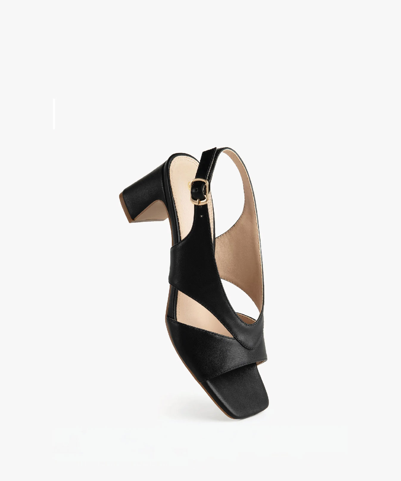 Commute Square Toe Heeled Sandals