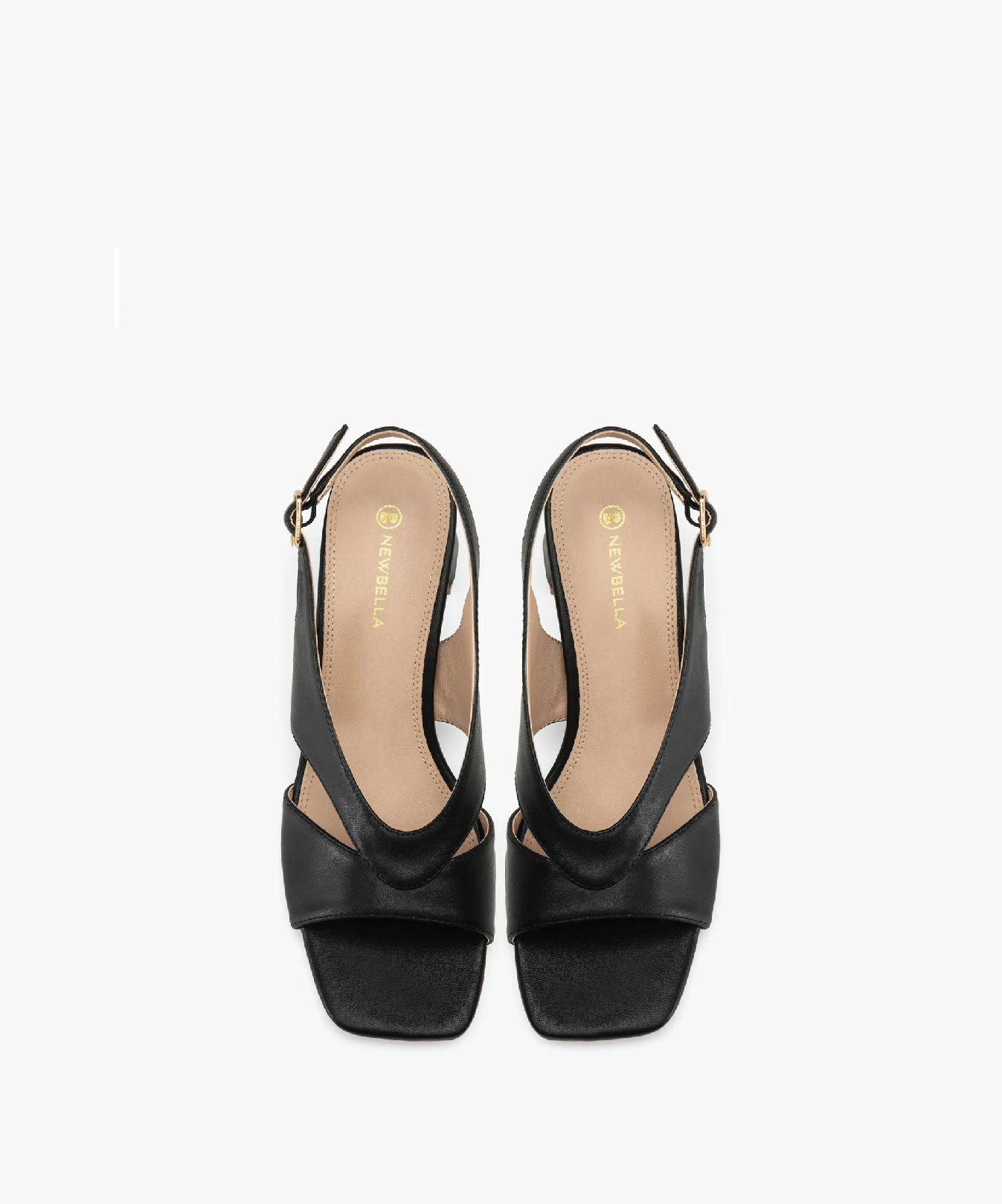 Commute Square Toe Heeled Sandals
