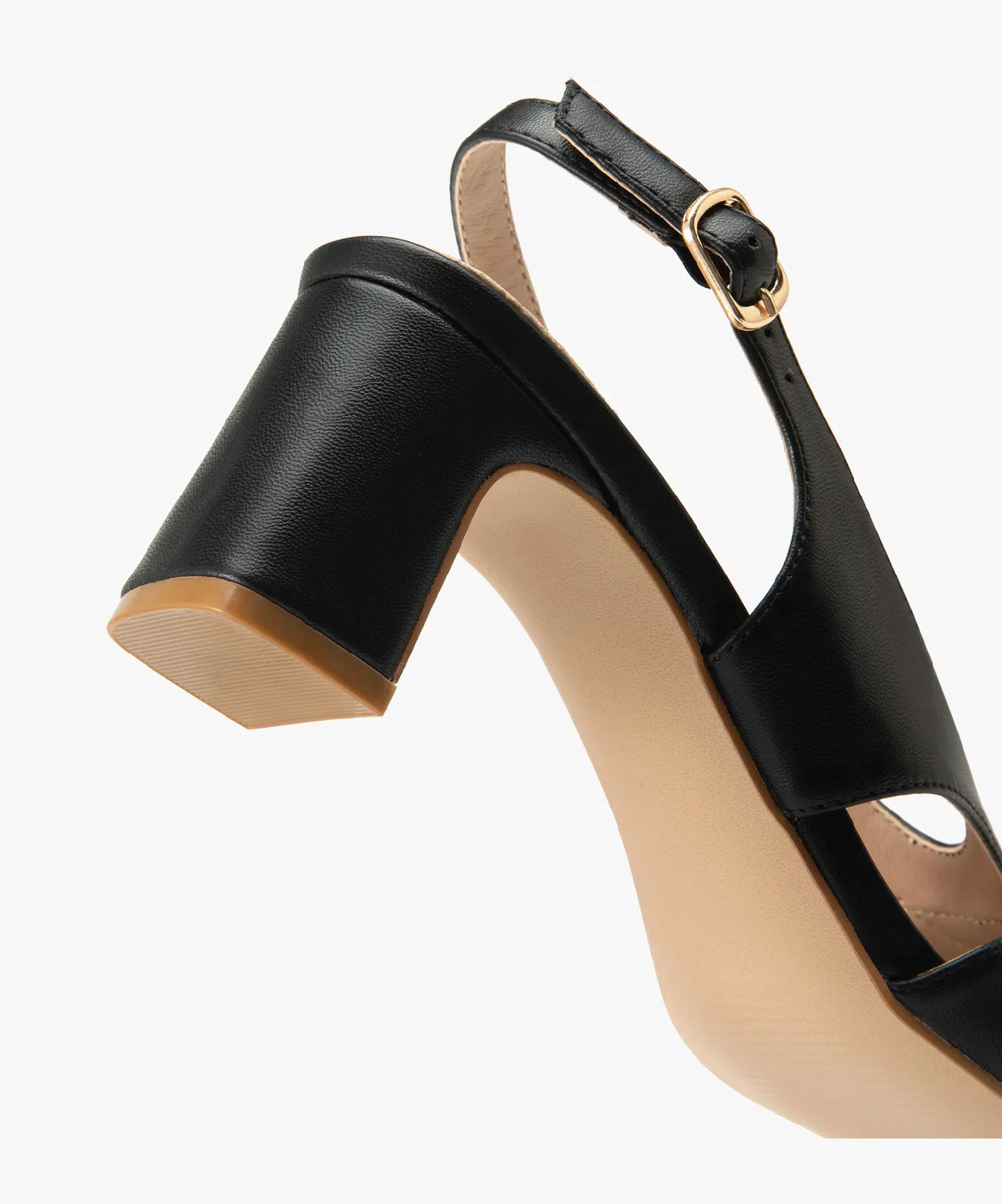 Commute Square Toe Heeled Sandals