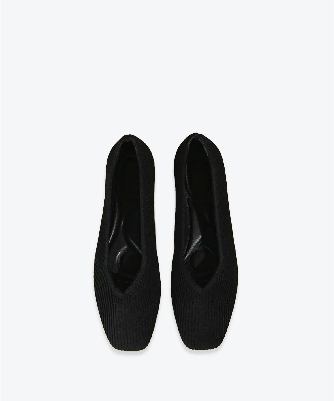 MOUSSE FIT Women Minimalist Square Toe Flat Ballerinas