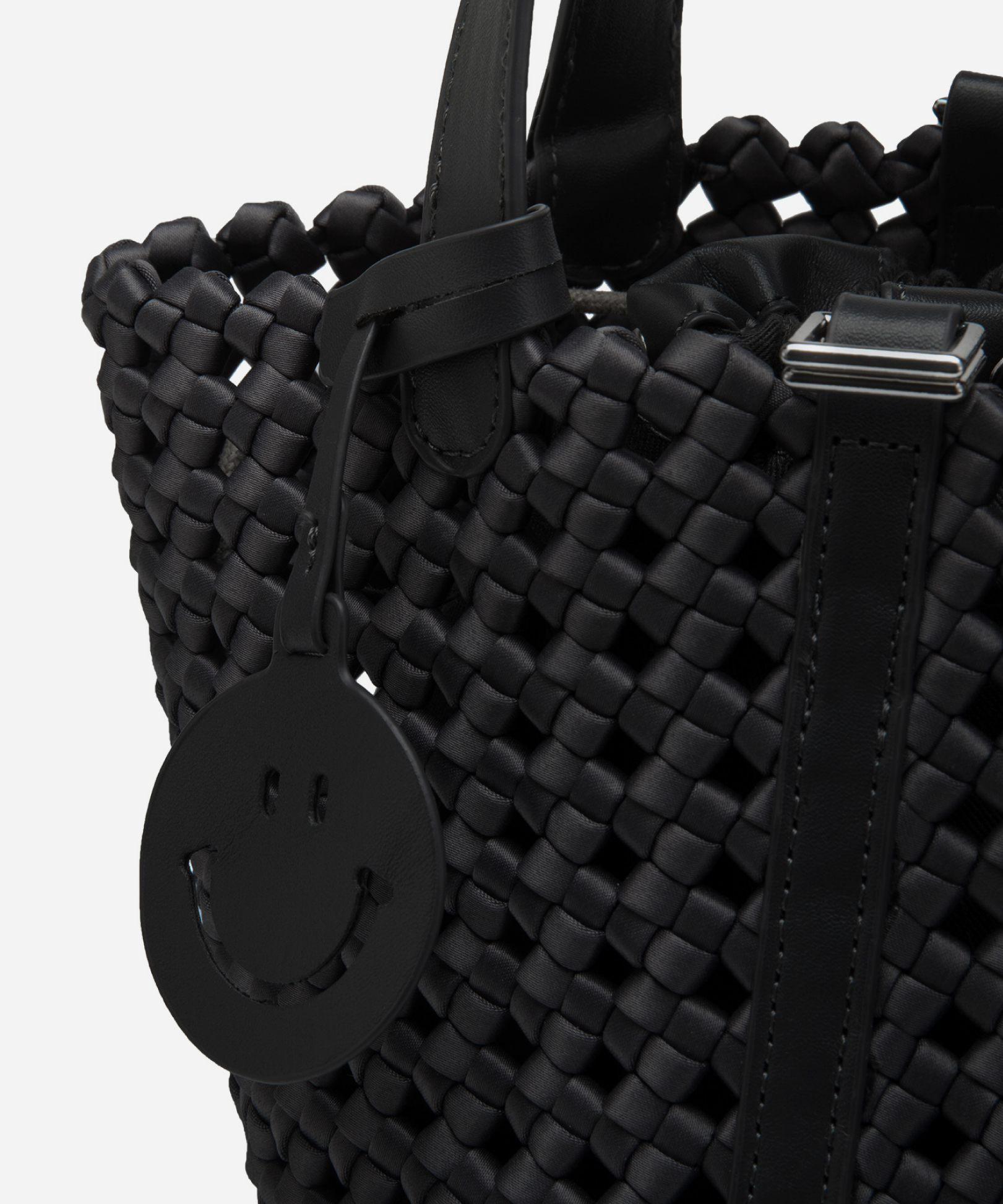 Emily 2 PCS Set  Woven Top handle bag